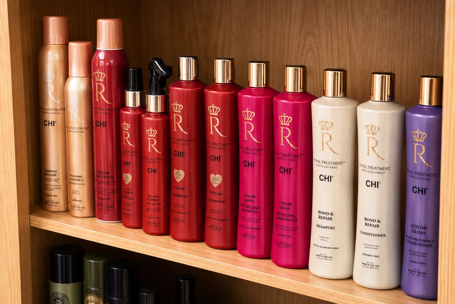 CHI Royal Treatment Produktreihe für Farbe, Volumen und Pflege